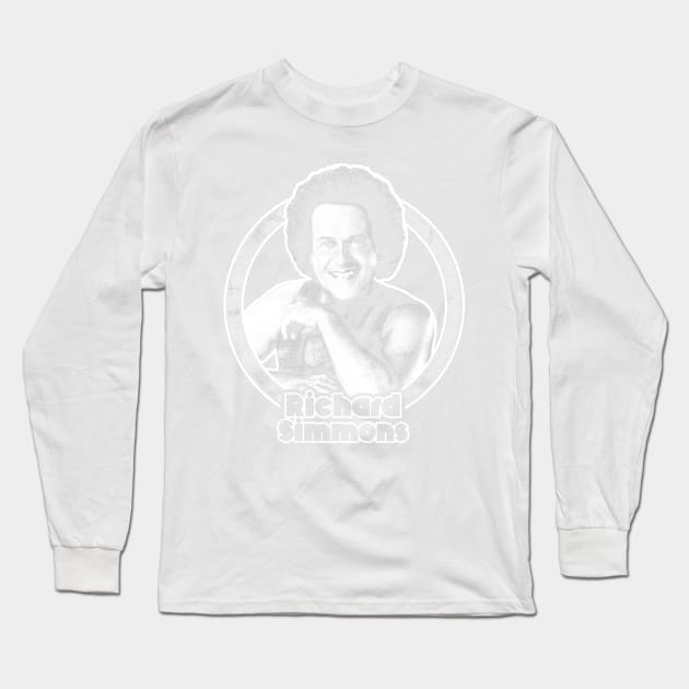 Richard Simmons / Retro Style Fan Artwork Long Sleeve T-Shirt by DankFutura